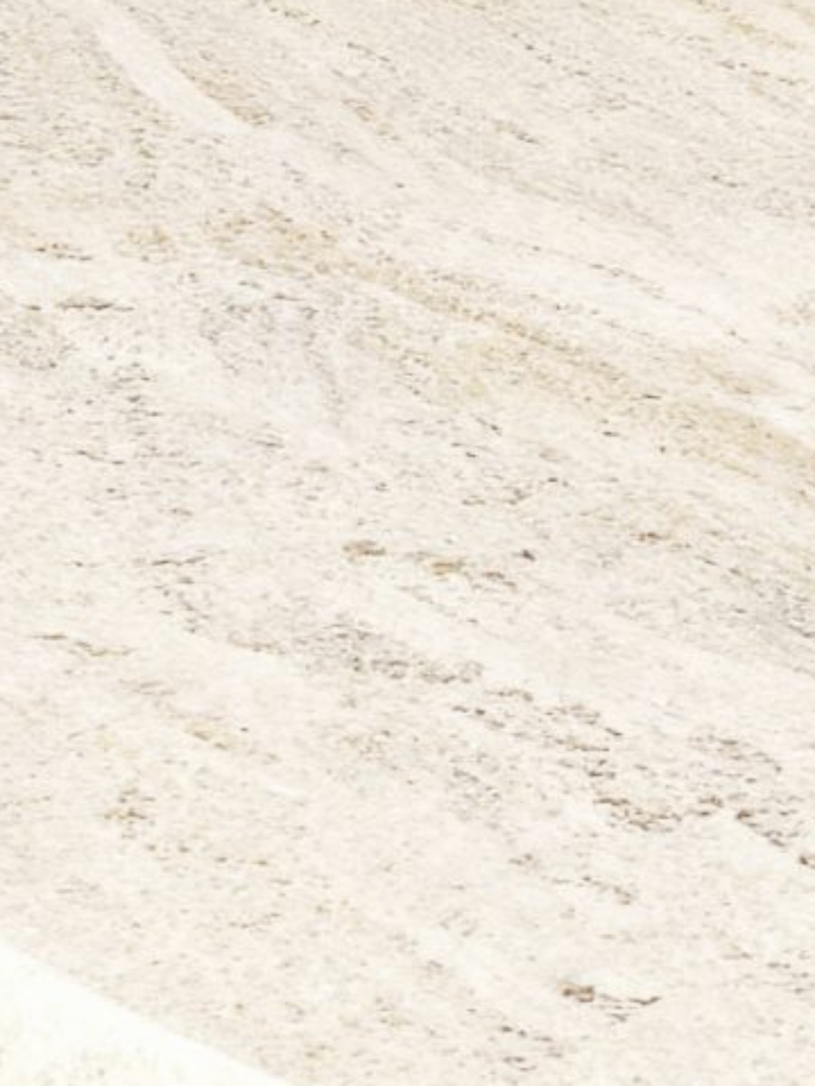 Classic travertine surface — soft cream combed along the grain